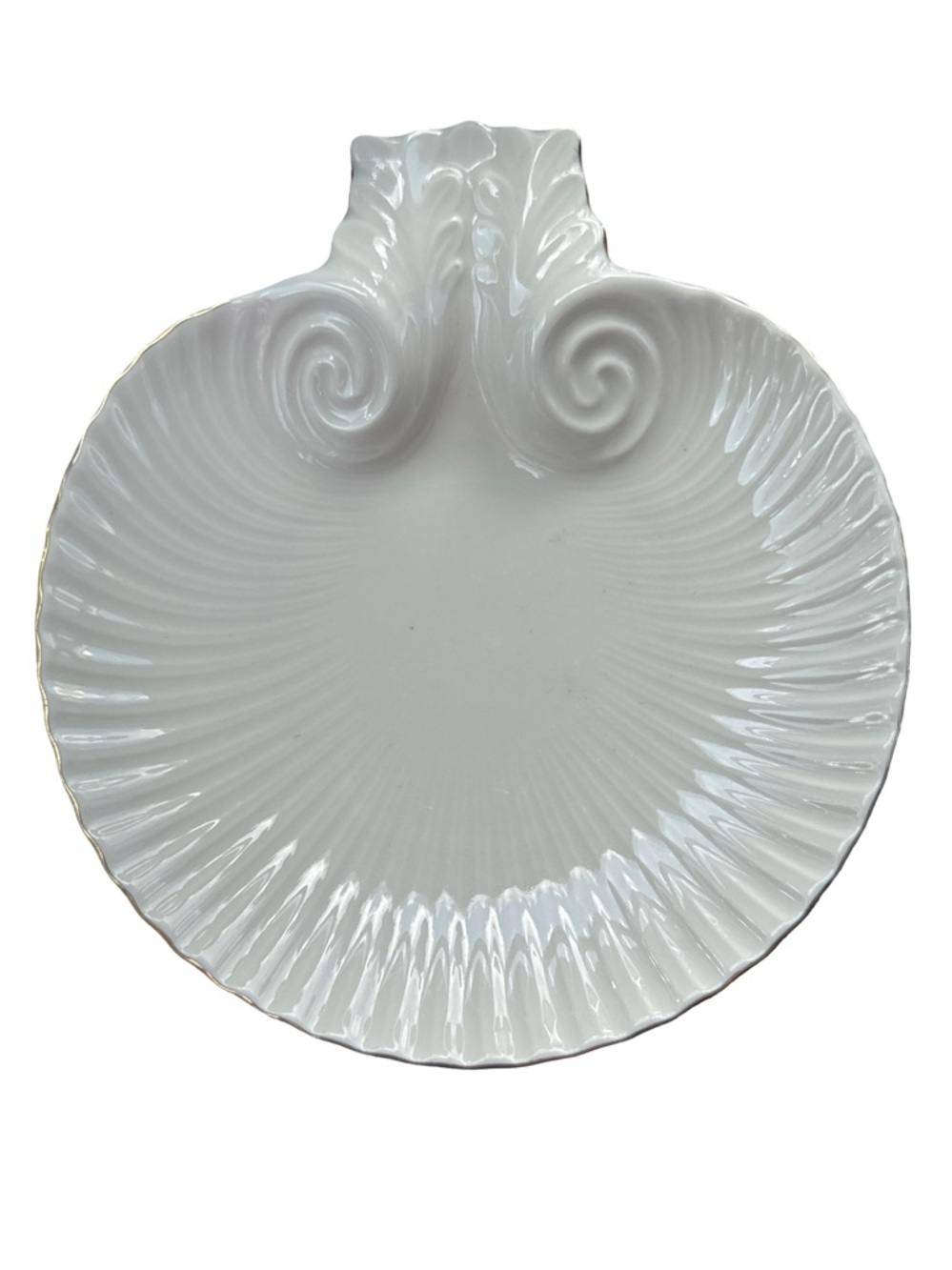 Lenox Shell Dish Porcelain Gold Trim Handcrafted Japan Decorative Dish
